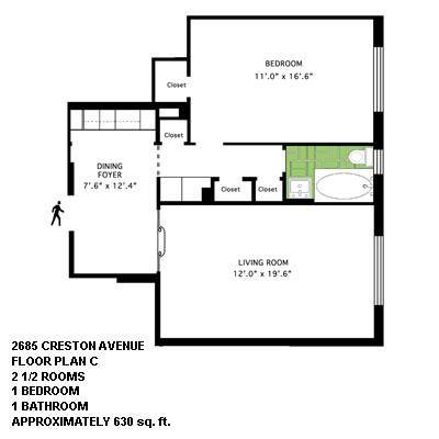 Bronx, NY 10468,2685 Creston AVE #4-C