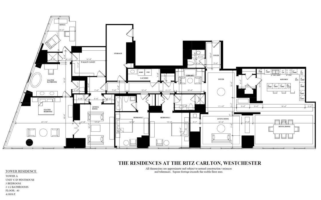 White Plains, NY 10601,1 Renaissance SQ #40th FlOOR