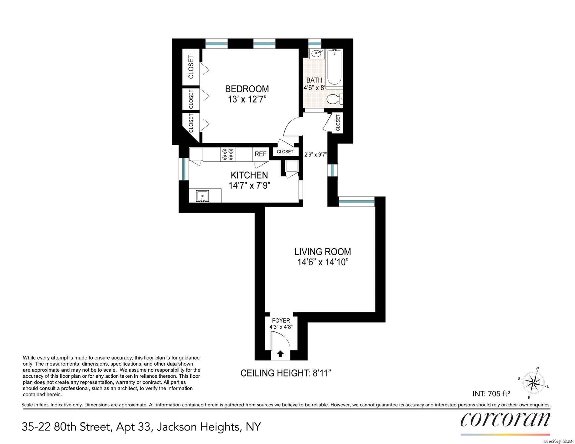 Jackson Heights, NY 11372,35-22 80th Street #33