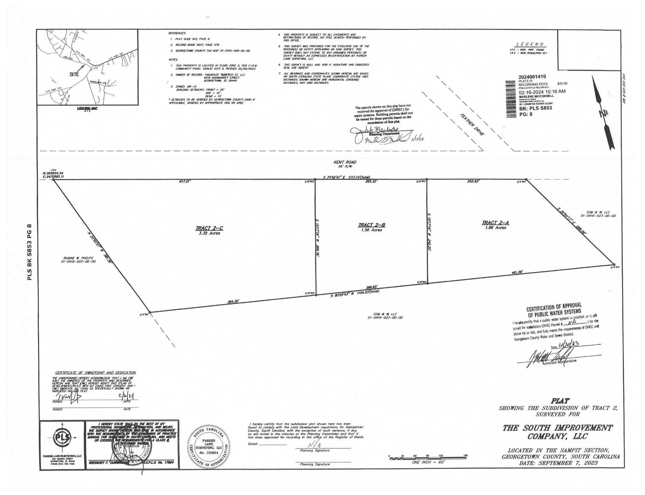 Georgetown, SC 29440,0000 Kent Rd.