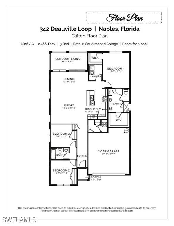 Naples, FL 34114,342 Deauville LOOP