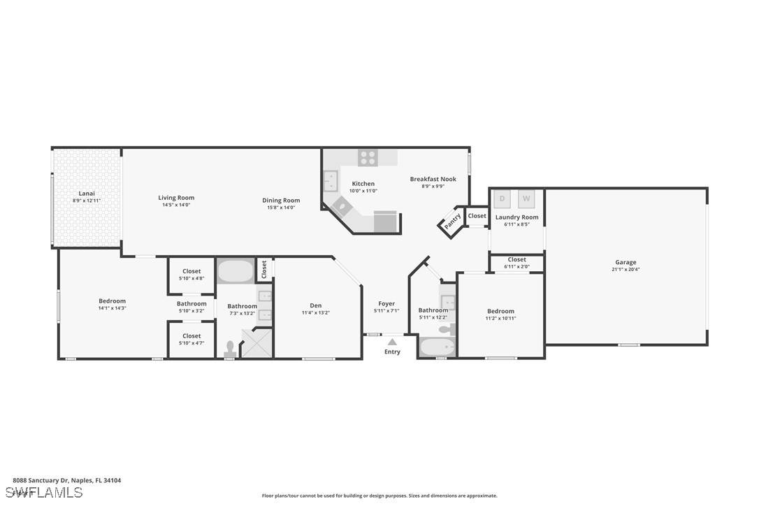 Naples, FL 34104,8088 Sanctuary DR #1