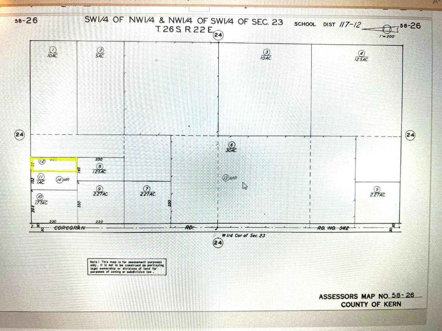 Wasco, CA 93280,12 Lot