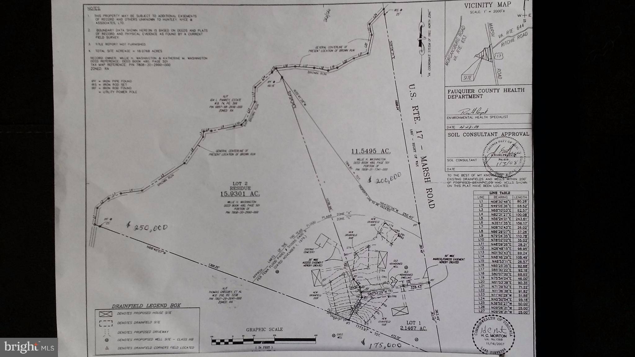 Bealeton, VA 22712,12036-LOT 2 MARSH ROAD