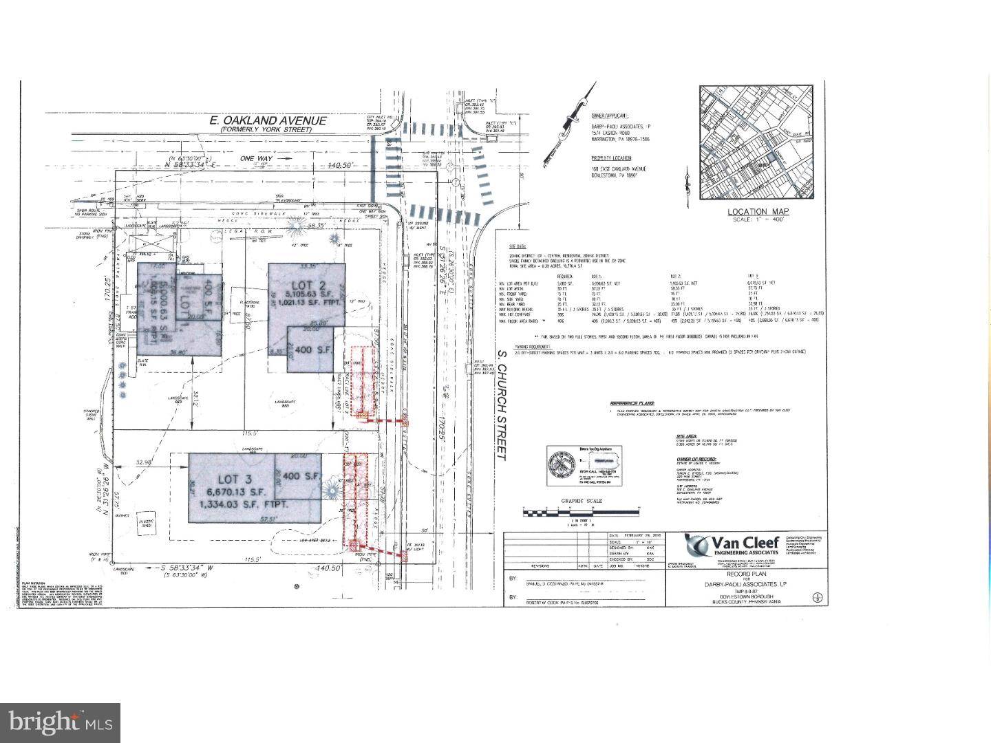 Doylestown, PA 18901,168 E OAKLAND AVE #LOT 3