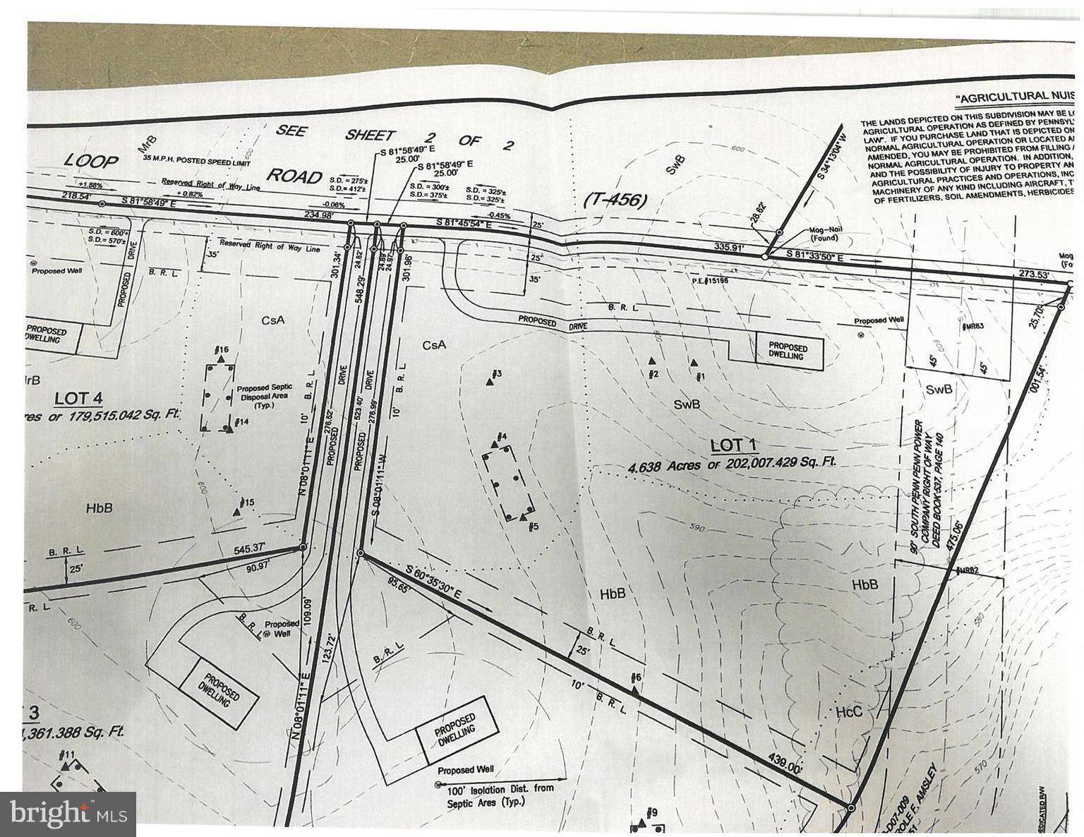 Chambersburg, PA 17202,LOOP RD  LOT #1  4.62 ACRES RD