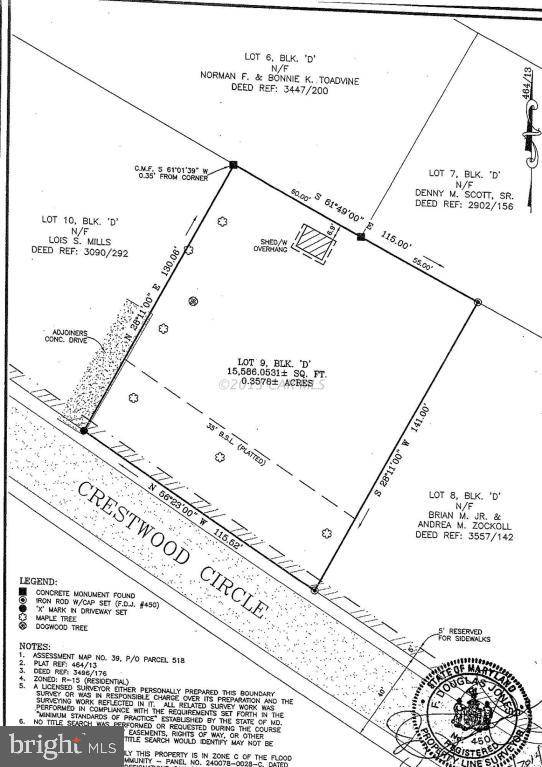 Salisbury, MD 21804,LOT 9 CRESTWOOD CIR