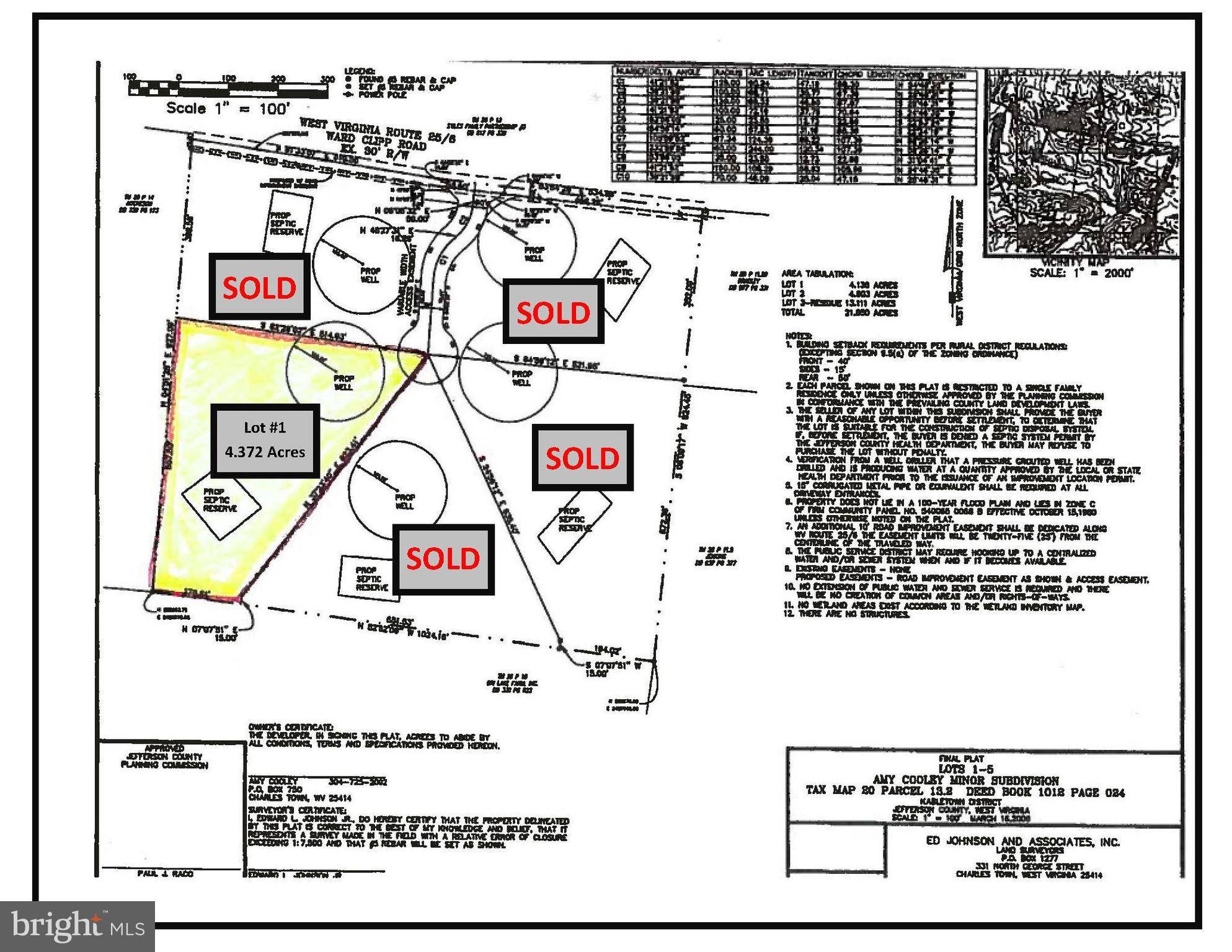 Charles Town, WV 25414,WARD CLIPP RD #LOT #1