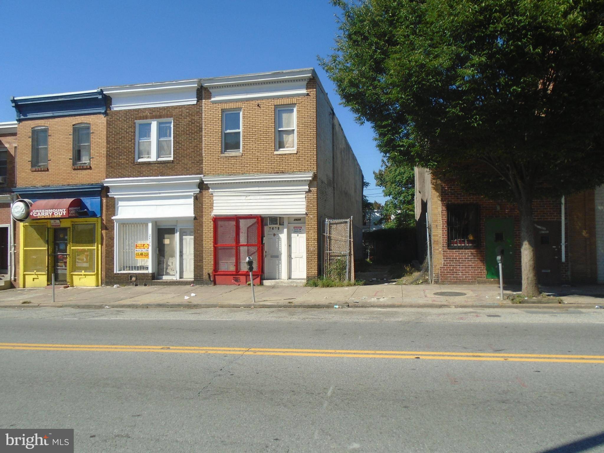 Baltimore, MD 21218,2426 GREENMOUNT AVE