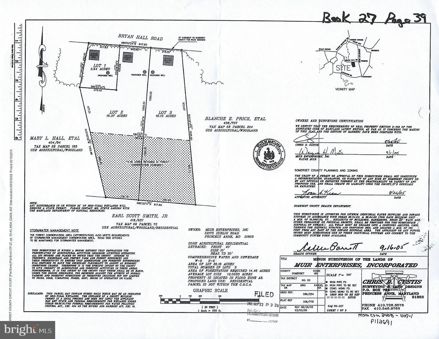 Marion Station, MD 21838,LOT 2 BRYAN HALL RD