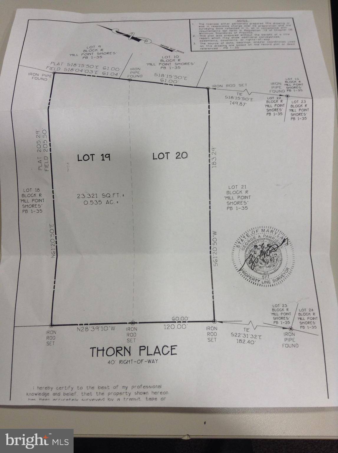 Chaptico, MD 20621,LOT 19 THORNE PL