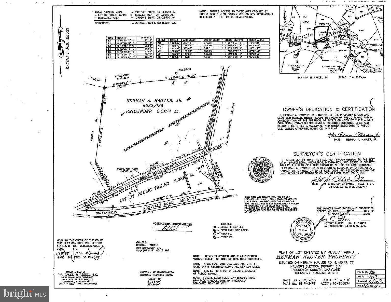 Sabillasville, MD 21780,14715 HERMAN HAUVER RD