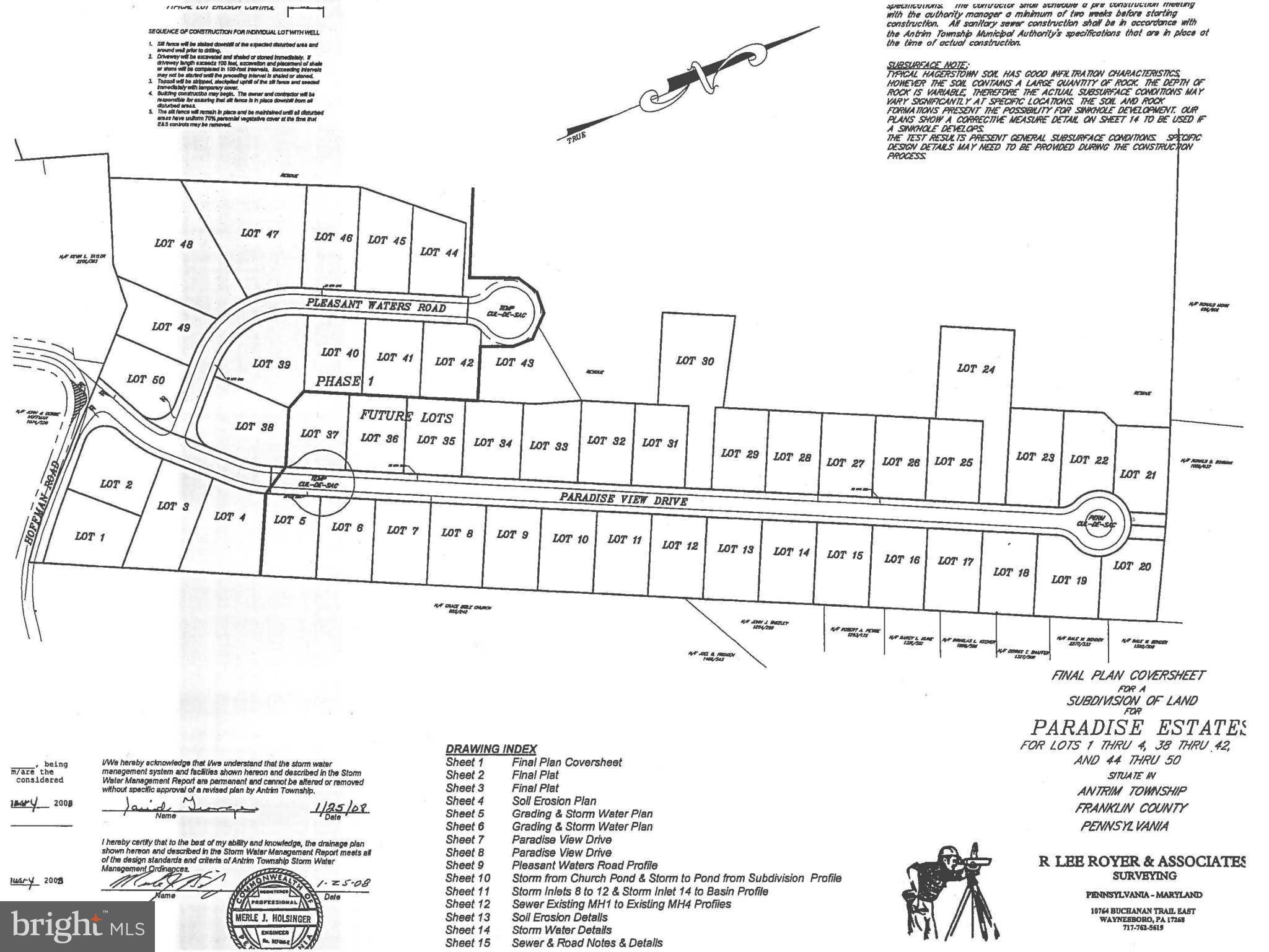 Greencastle, PA 17225,LOT # 5 PARADISE VIEW DR