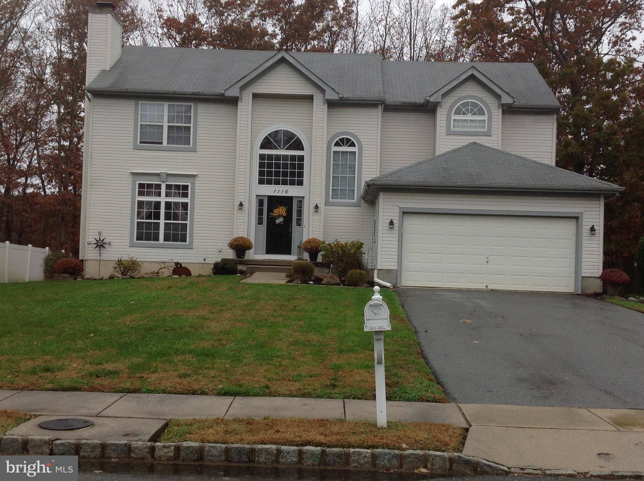 Williamstown, NJ 08094,1116 TARA DR