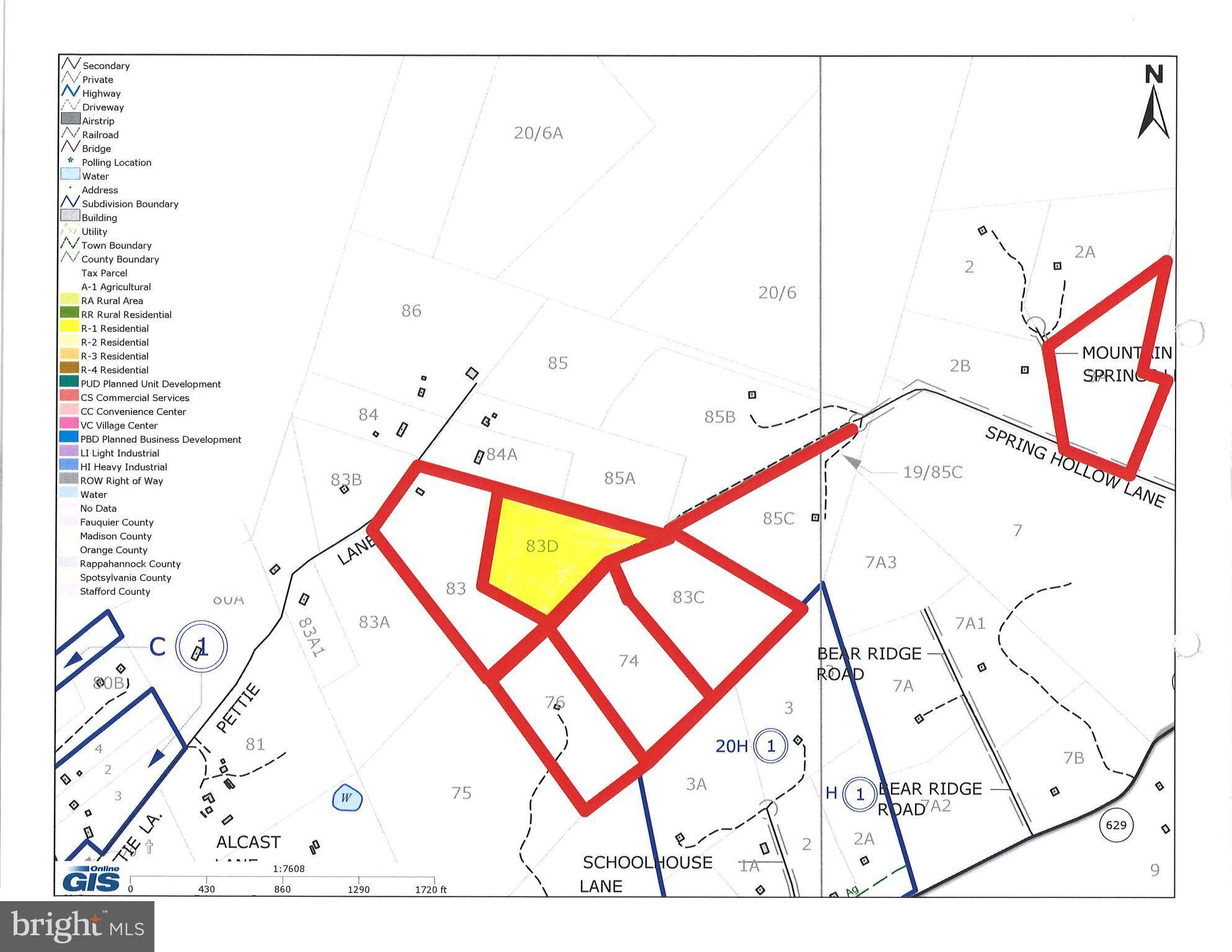 Rixeyville, VA 22737,LOT 2 SPRING HOLLOW