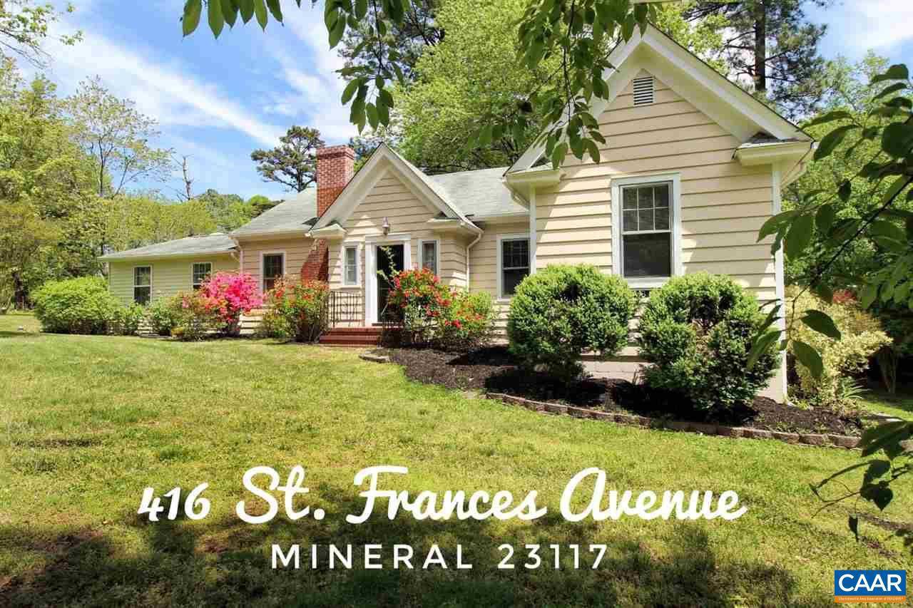 Mineral, VA 23117,416 SAINT FRANCES AVE AVE