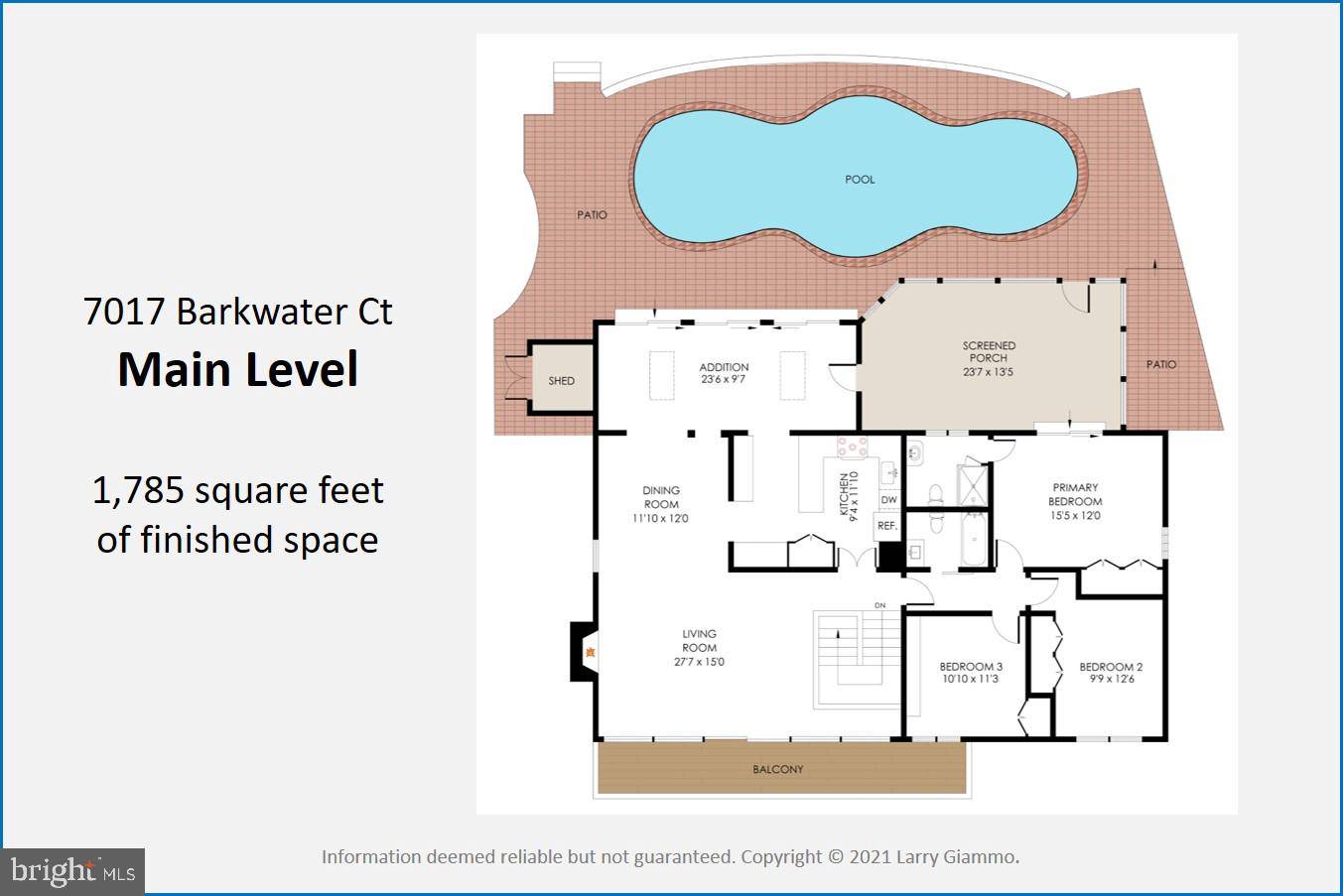 Bethesda, MD 20817,7017 BARKWATER CT