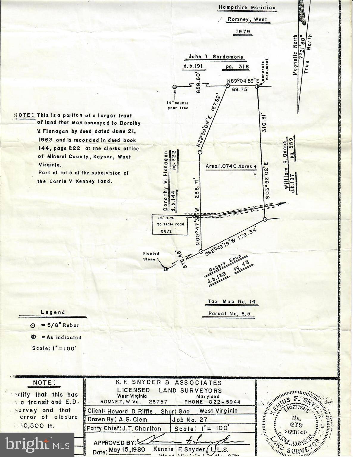 Ridgeley, WV 26753,OLD FURNACE RD