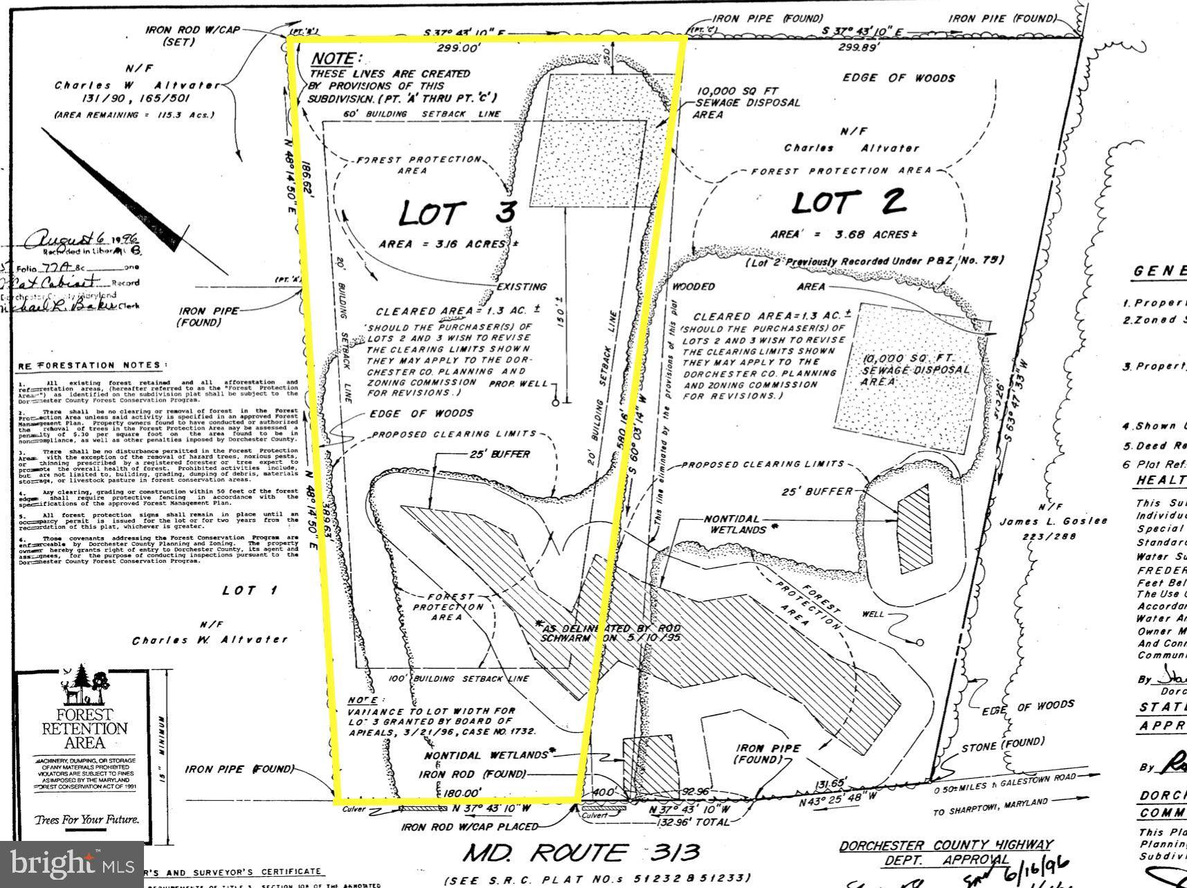 Rhodesdale, MD 21659,SHARPTOWN RD #LOT 3