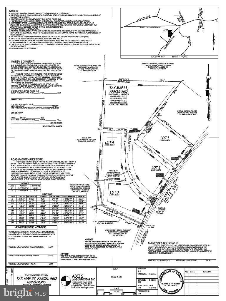 Unionville, VA 22567,LOT 1 INDEPENDENCE