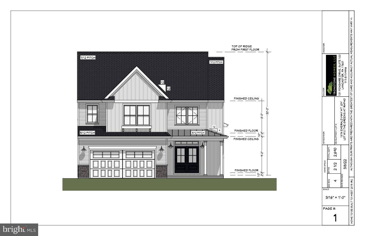 Mount Joy, PA 17552,1874 EMERALD WAY (LOT 10)