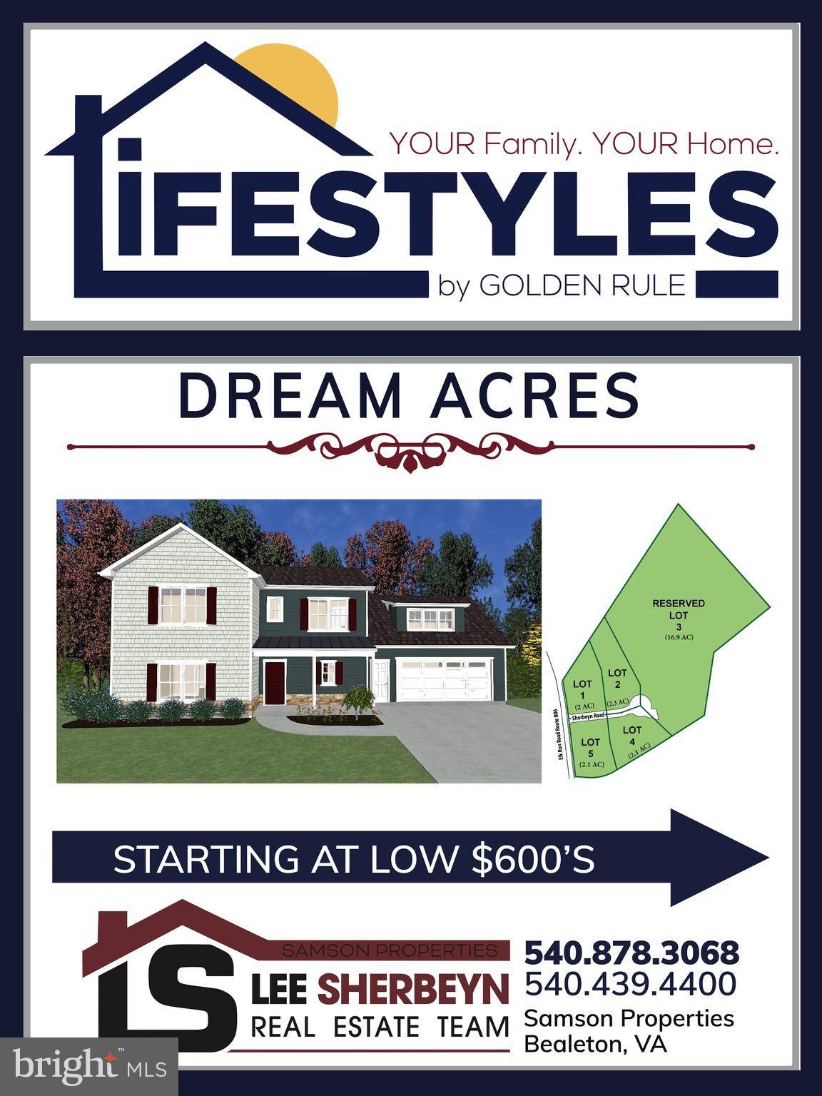 Bealeton, VA 22712,0 SHERBEYN ROAD #LOT 5