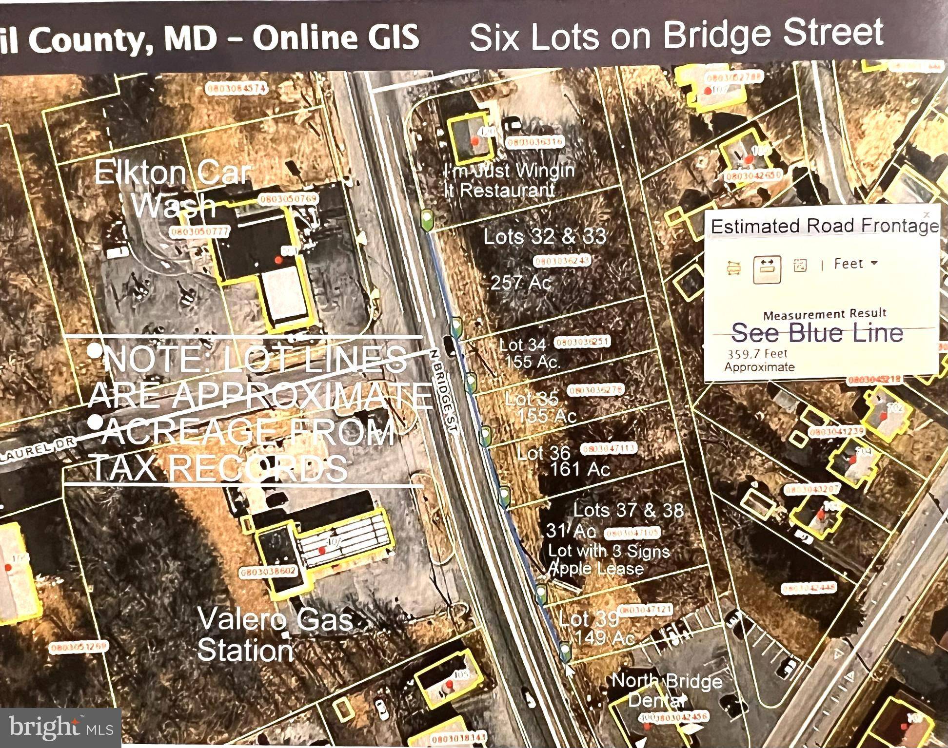 Elkton, MD 21921,6 LOTS FRONTING ON BRIDGE ST