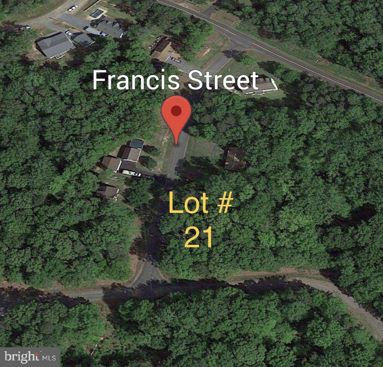 Montross, VA 22520,LOT #21 FRANCIS STREET