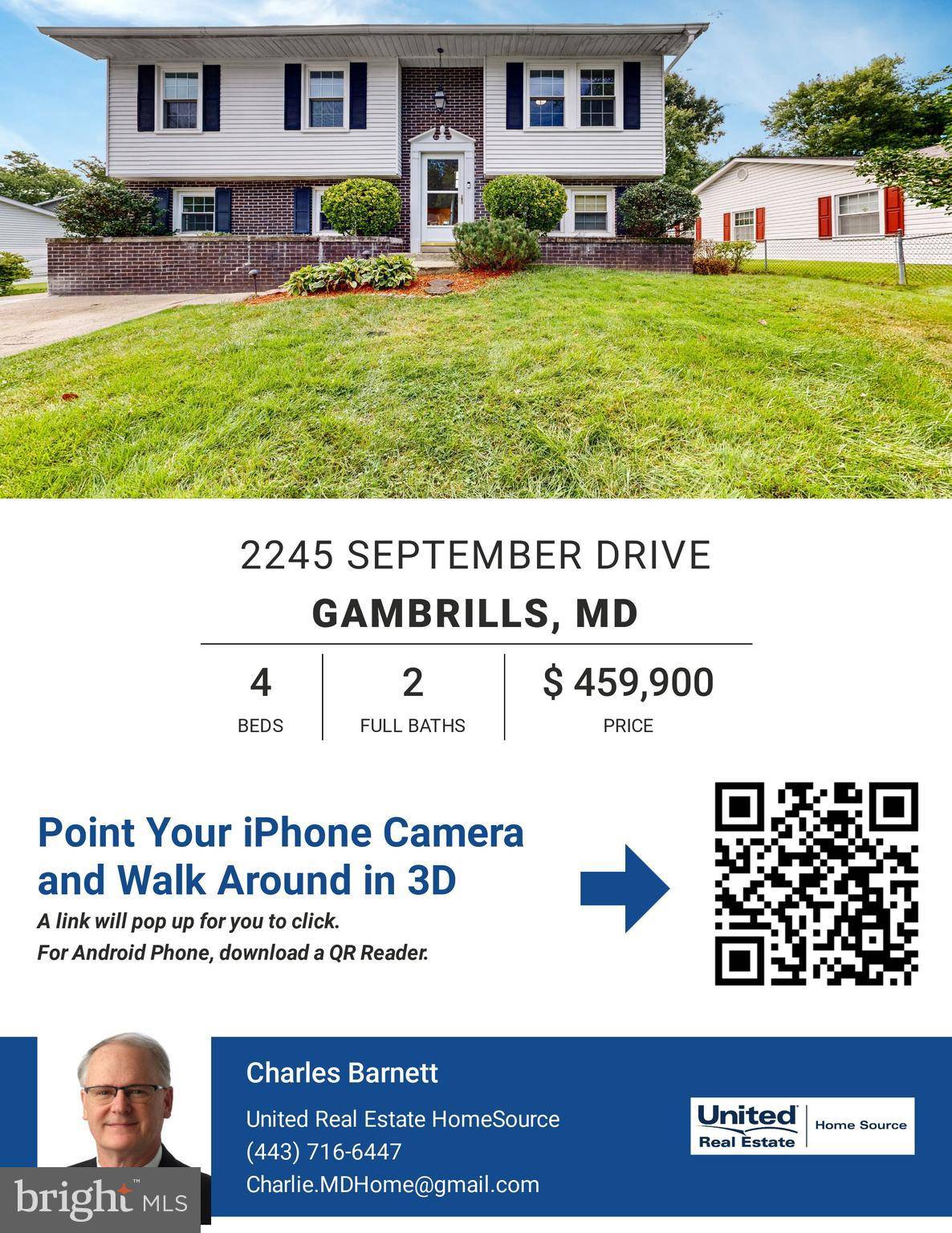 Gambrills, MD 21054,2245 SEPTEMBER DR