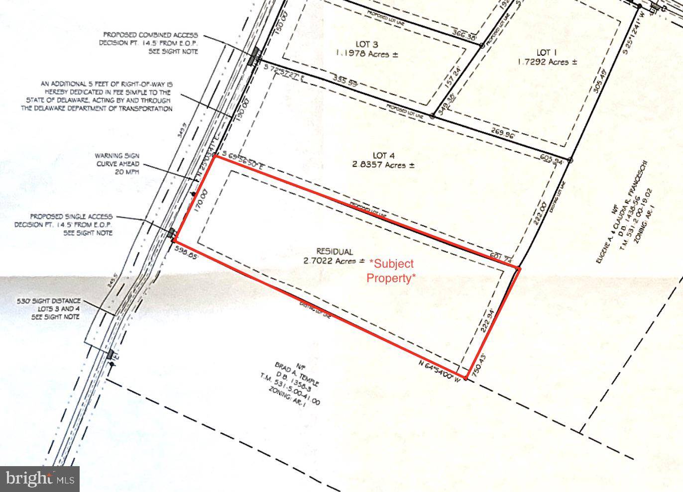 Seaford, DE 19973,0 HILL RD #RESIDUAL LAND