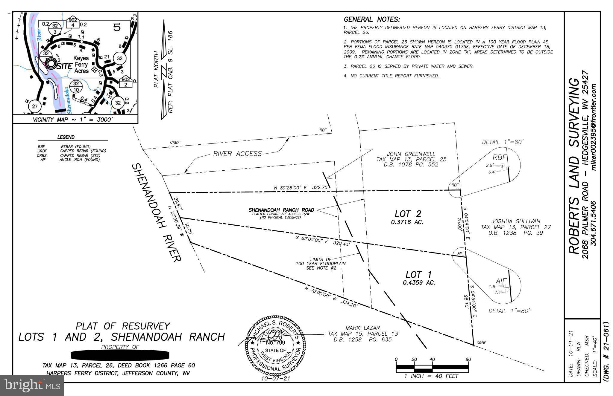 Harpers Ferry, WV 25425,LOTS #1 & #2 SHENANDOAH RANCH RD