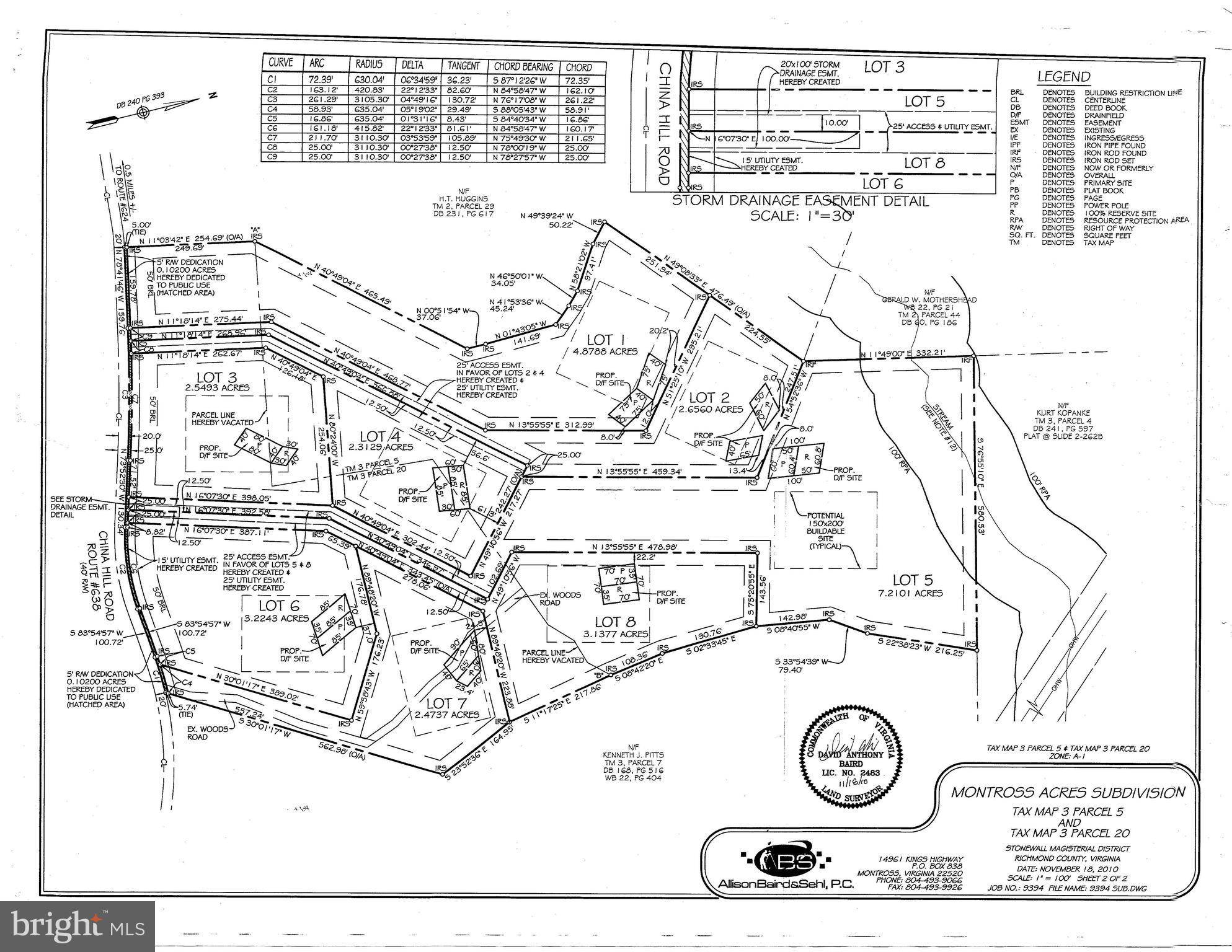 Warsaw, VA 22572,LOT 20 & 5 CHINA HILL ROAD