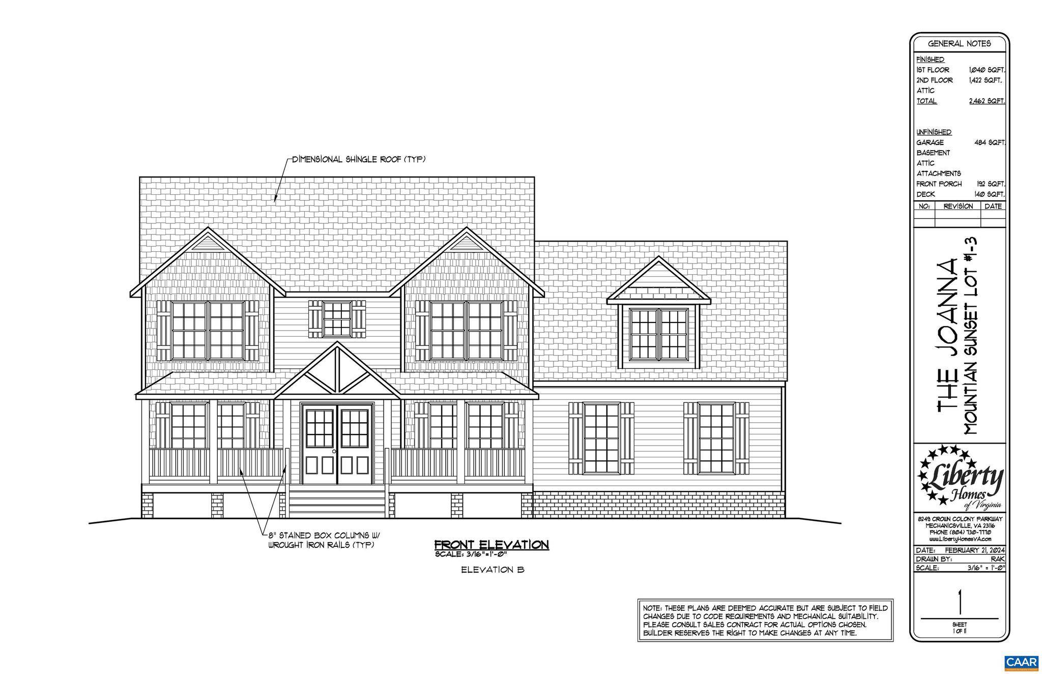 Gordonsville, VA 22942,159 MOUNTAIN SUNSET LN #MS 1-3