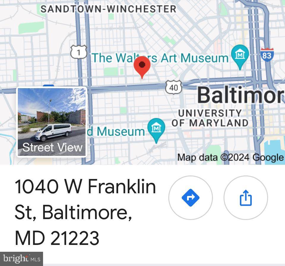 Baltimore, MD 21223,1040 W FRANKLIN ST