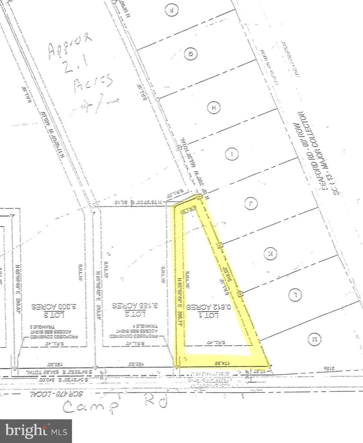 Laurel, DE 19956,LOT 1 CAMP RD