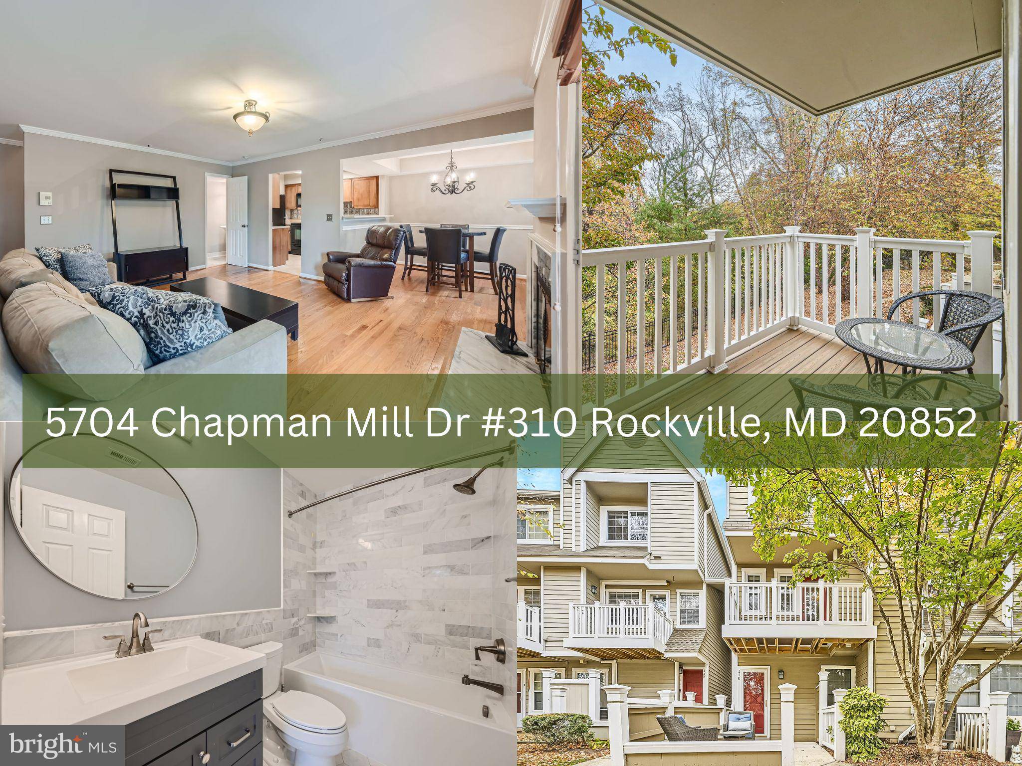 Rockville, MD 20852,5704 CHAPMAN MILL DR #310