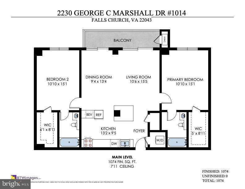 Falls Church, VA 22043,2230 GEORGE C MARSHALL DR #1014