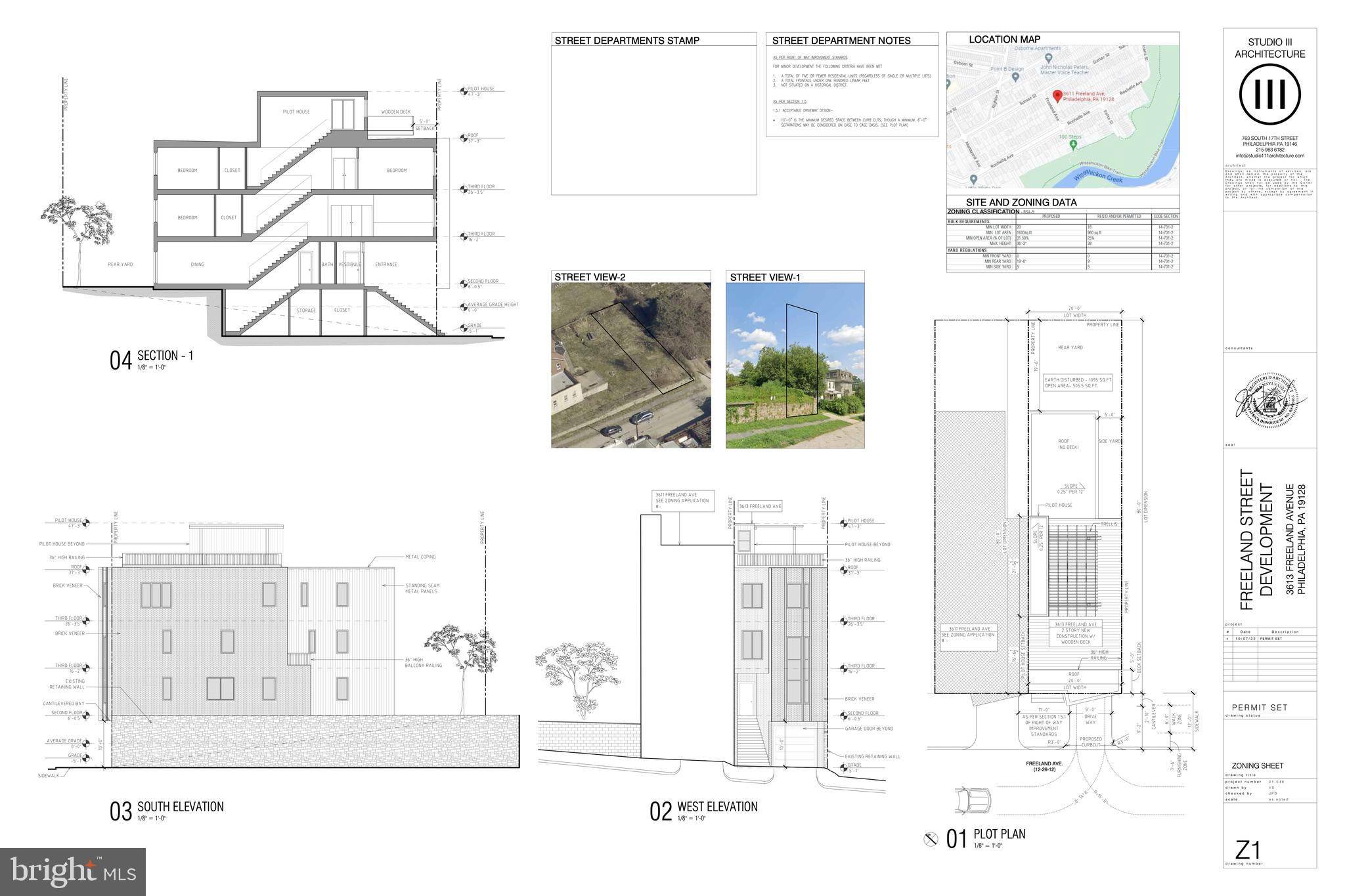 Philadelphia, PA 19128,3611-3613 FREELAND AVE