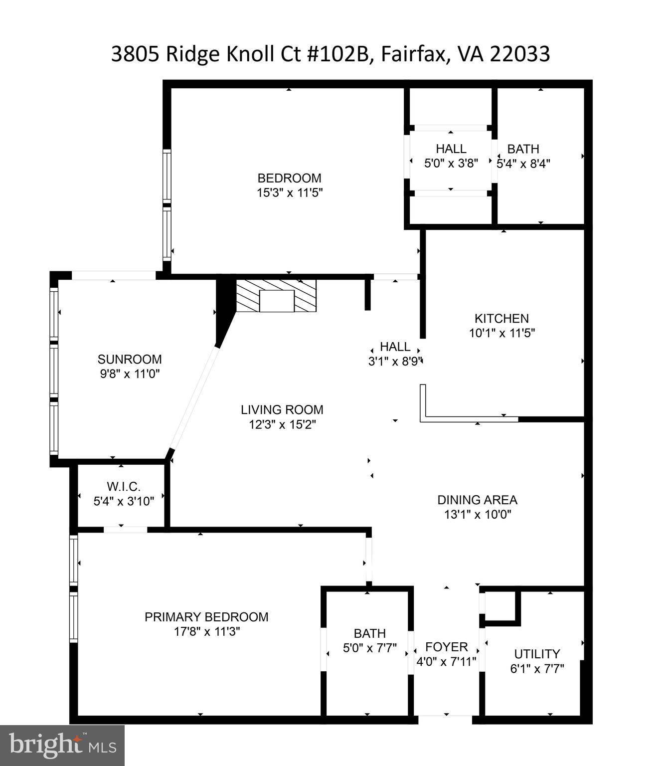 Fairfax, VA 22033,3805 RIDGE KNOLL CT #102B