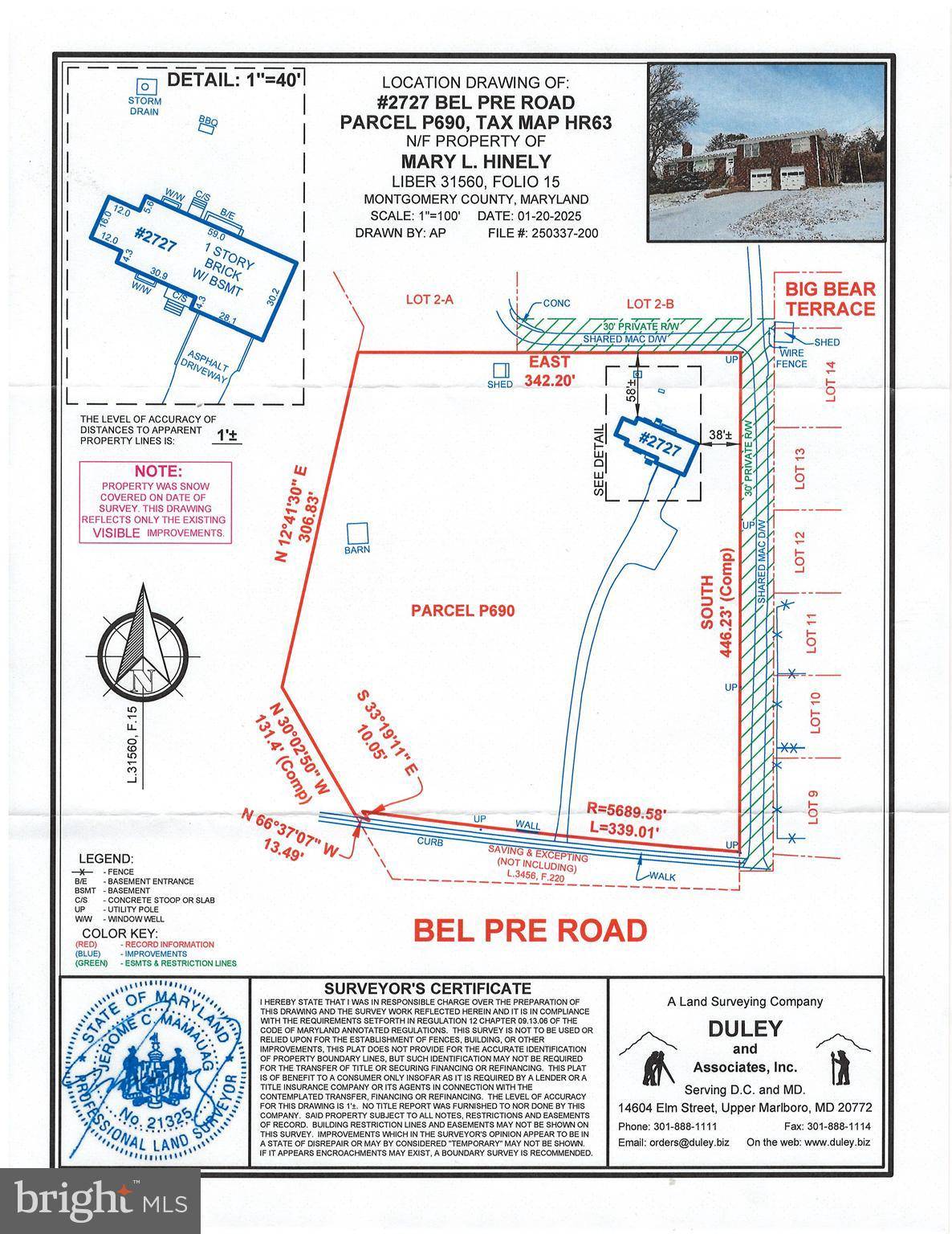 Silver Spring, MD 20906,2727 BEL PRE RD