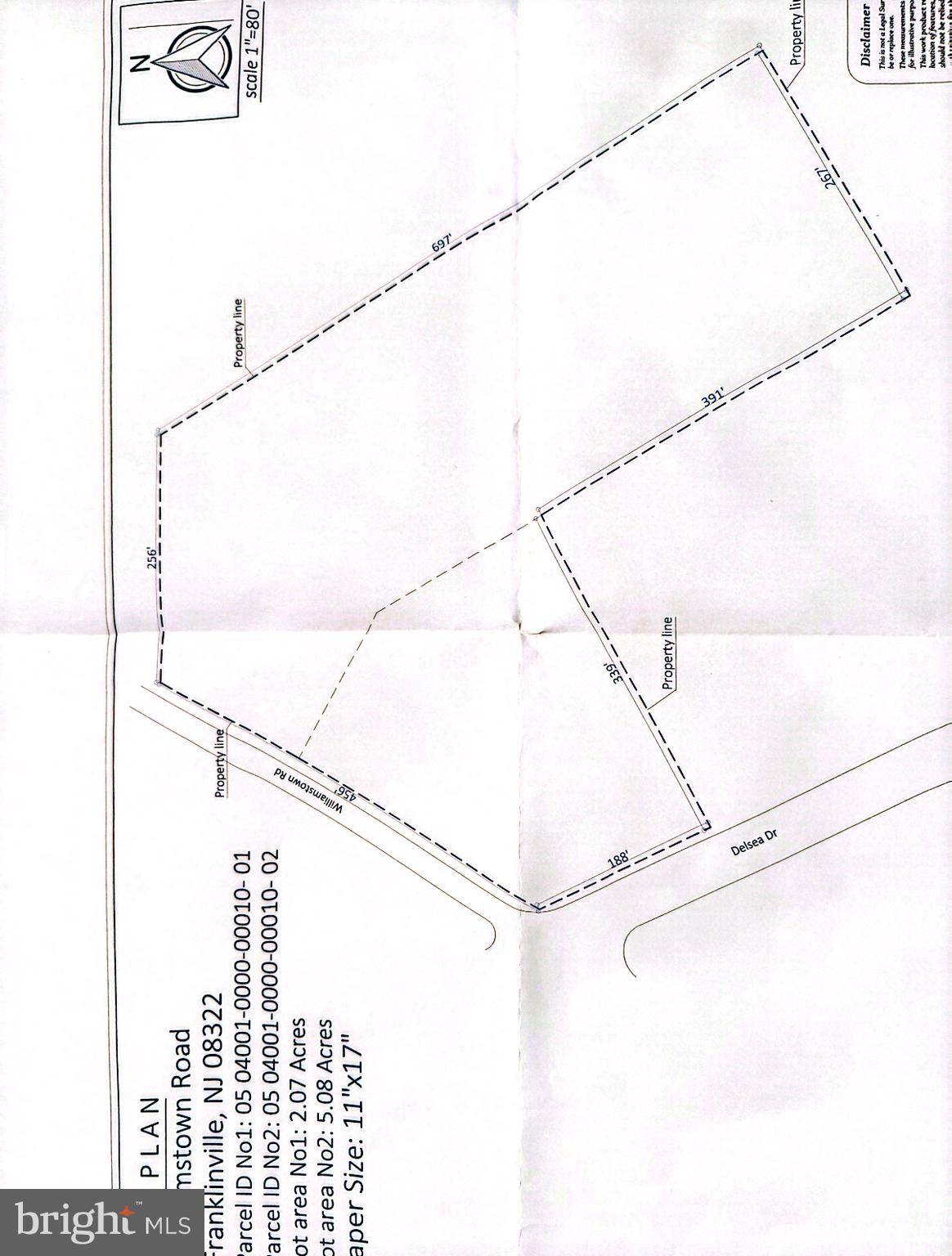 Franklinville, NJ 08322,0 DELSEA DR & WILLIAMSTOWN