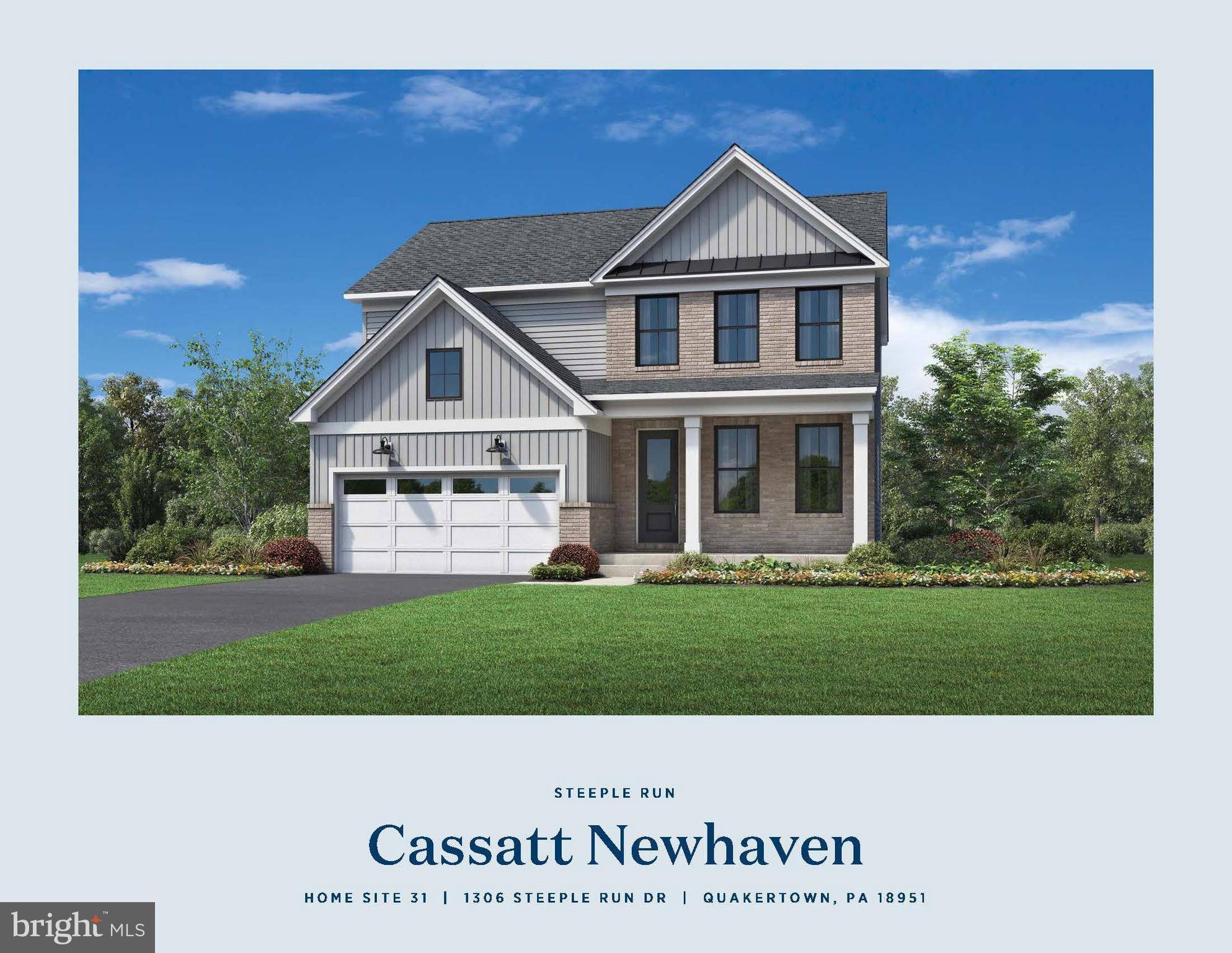 Quakertown, PA 18951,1306 STEEPLE RUN DR #LOT 31 CASSATT