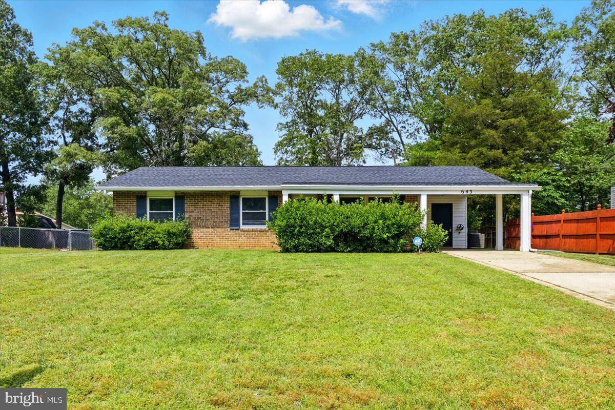 Waldorf, MD 20602,643 UNIVERSITY DR