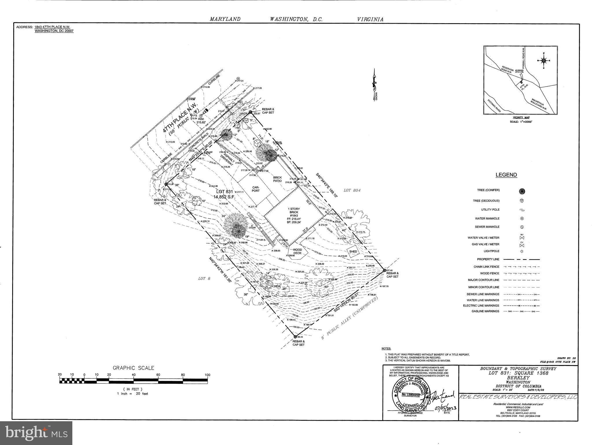 Washington, DC 20007,1843 47TH PL NW