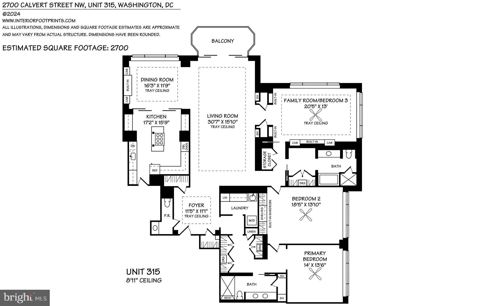 Washington, DC 20008,2700 CALVERT ST NW #315