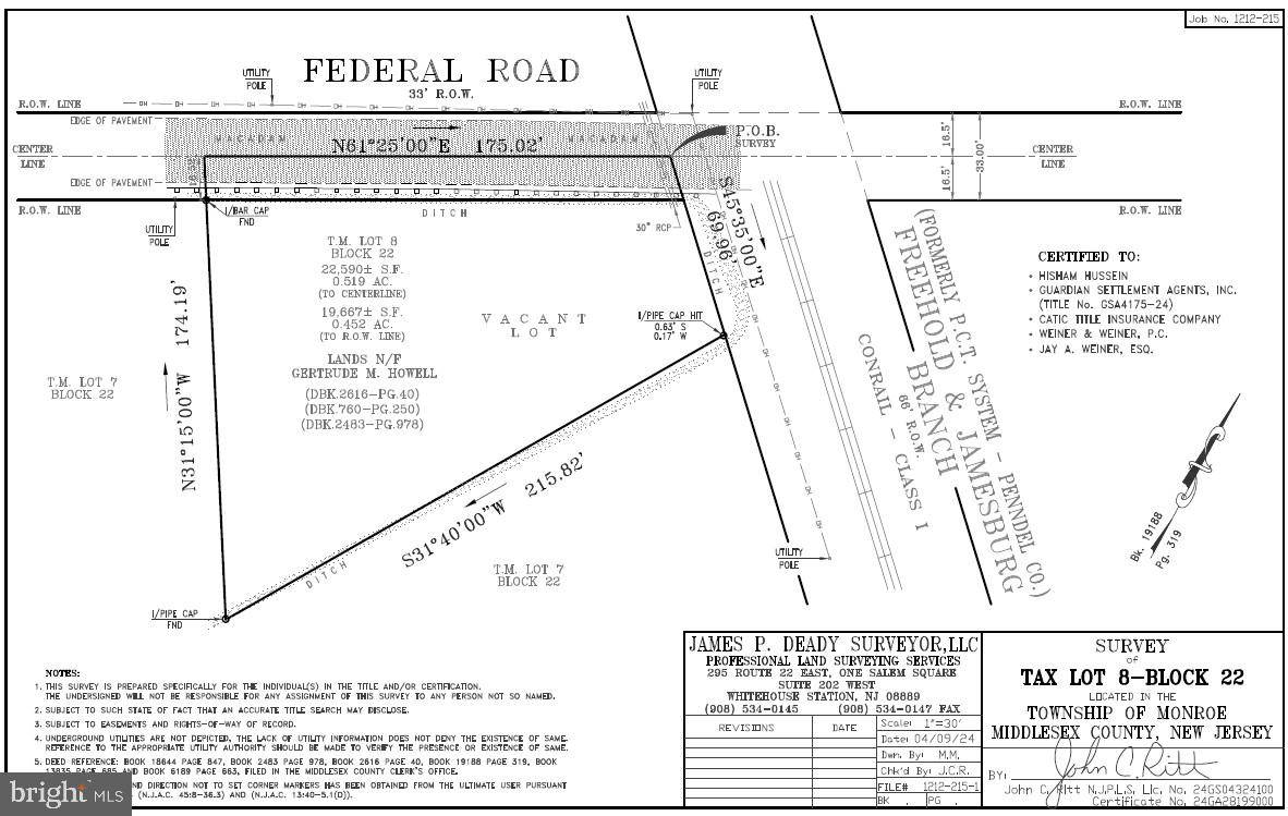 Monroe Township, NJ 08831,19 FEDERAL