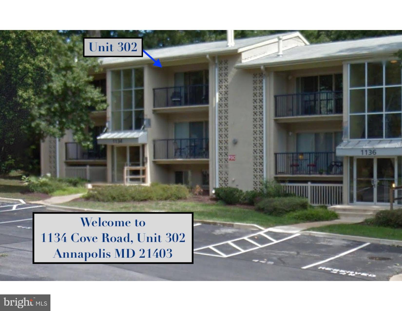 Annapolis, MD 21403,1134 COVE RD #302