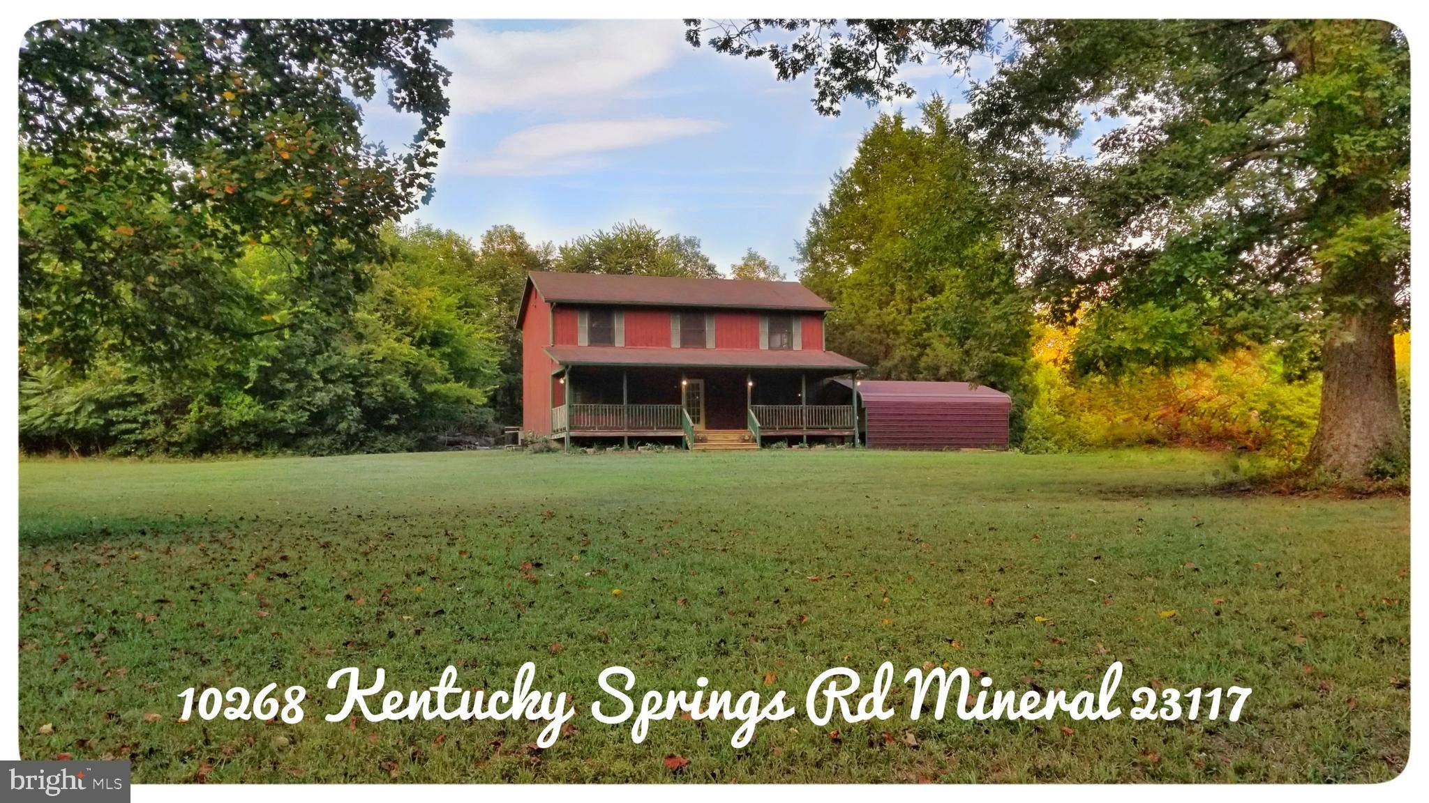 Mineral, VA 23117,10268 KENTUCKY SPRINGS RD