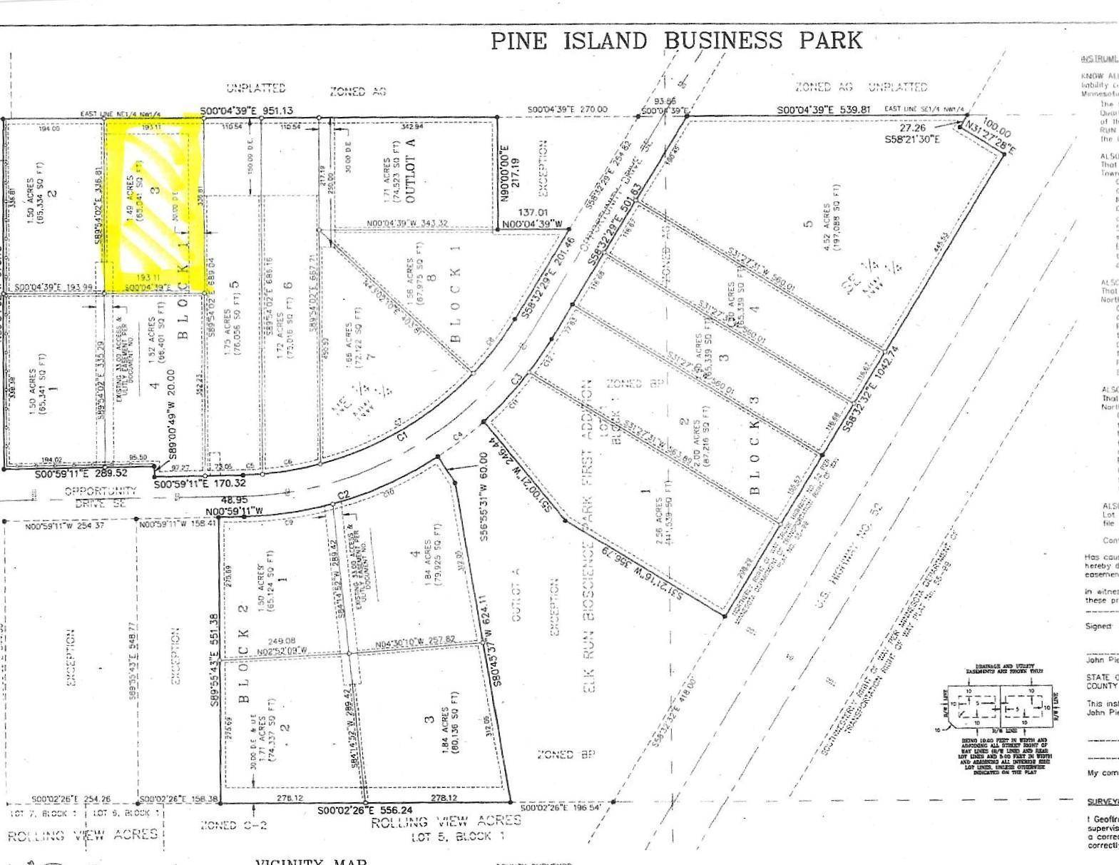 Pine Island, MN 55963,L3B1 Opportunity DR