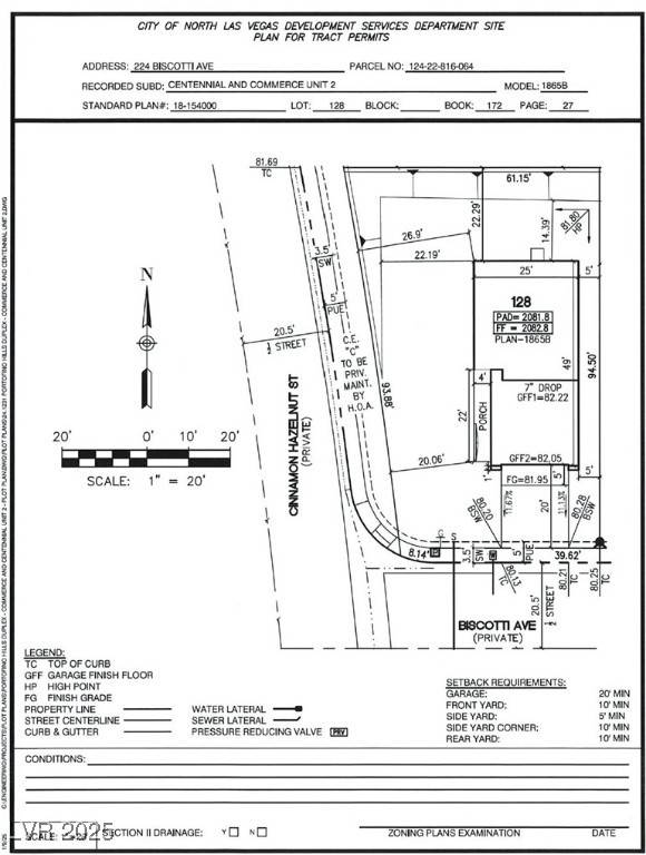 North Las Vegas, NV 89084,224 BISCOTTI AVE #LOT 128